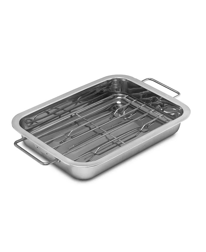 12" Sedona Roasting Pan & Rack $8, 1.5-Quart Saucepan w/ Lid $12 & More + Free Store Pickup at Macy's or F/S on Orders $25+