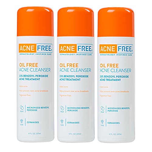 $9.36 w/ S&S: 3-Pack 8-Oz AcneFree Oil-Free 2.5% Benzoyl Peroxide Acne Cleanser