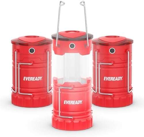Eveready LED Lights: 2-Pack 200 Lumen Rechargeable Headlamps $9.99, 3-Pack 350 Lumen Camping Lanterns $14.99