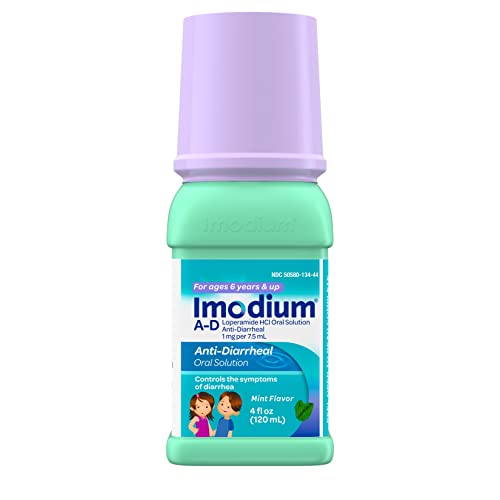 $3.01 w/ S&S: Imodium A-D Children's Liquid Anti-Diarrheal Medicine, Mint Flavor, 4 fl. oz