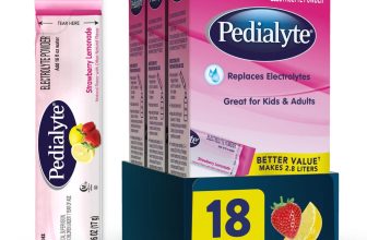 Pedialyte Electrolyte Powder Packets, Strawberry Lemonade, Hydration Drink, 18 Single-Serving Powder Packets $14.25