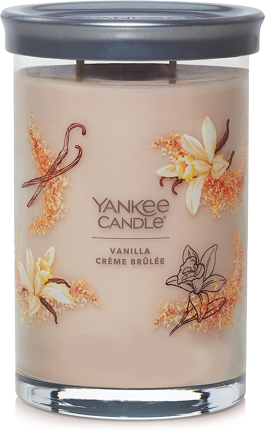 $13 w/ S&S: Yankee Candle Vanilla Crème Brûlée Scented, Signature 20oz Large Tumbler 2-Wick Candle