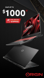 $1000 off Origin EON17-X 30-Series Custom Laptops: i7-11700K, UHD 17.3" IPS, RTX 3080, 16GB RAM, 500GB SSD $1419 + Free Shipping