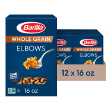 12-Pack 16-Oz Barilla Whole Grain Elbows Pasta $16.87 or less w/s&s + Free Ship w/Prime or on orders $25+