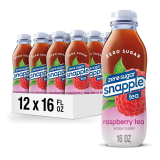 12-Pack 16-Oz Snapple Zero Sugar Raspberry Tea Plastic Bottles $10.24 w/ S&S + Free Shipping w/ Prime or on orders over $35