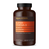 120-Ct Amazon Elements Super Omega-3 Supplement (Lemon, 1280mg)