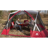 13'x11'x84" Ozark Trail Screen House Tent w/ Two Large Entrances (Red) $65 + Free Shipping