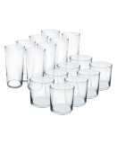 16-Pc Luminarc Rika Glassware Set $12.99,  16-Pc Luminarc Elite Glassware Set $16.99 + Free Store Pickup at Macy's or F/S on Orders $25+