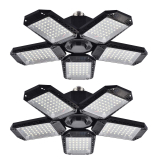 2-Pack 120W Mefflypee Deformable LED Garage Ceiling Lights (12000LM, E26/E27) $14.90 + Free Shipping