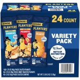 24-Pack (40.5-Oz) PLANTERS Peanuts & Cashews Variety Pack $10.69 + Free Shipping w/ Prime or on $35+