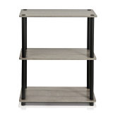 3-Tier Furinno Turn-N-Tube Display Rack (French Oak Grey/Black, 11.42″D x 23.58″W x 29.49″H) $16.14