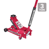 3 Ton Floor Jack with RAPID PUMP, Red only – $89