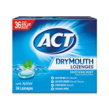 36-Count ACT Dry Mouth Lozenges With Xylitol (Soothing Mint) $5.23 w/ S&S + Free Shipping w/ Prime or on $25+