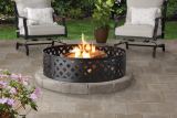 36″ Round Metal and Steel Fire Ring Black $19.97 at Walmart