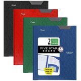 4-Pack Five Star 2 Pocket Folders with Prong Fasteners