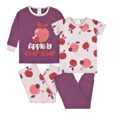 4-Piece Gerber Baby Girl & Toddler Girl Snug Fit Cotton Pajamas (Fruit Lovers Purple) $6.30 & More + Free Shipping w Walmart+, Prime or on $35+