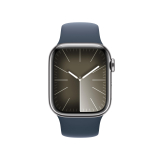 41mm Apple Watch Series 9 GPS & Cellular w/ Stainless Case & S/M Blue Sport Band $451.10 + Free Shipping