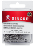 50-Count Singer Steel Safety Pins (1-1/16″ / 1-1/2″ / 2″) $1.61 + Free Ship w/Prime or on orders $35+