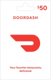 $50 DoorDash Gift Card (Physical) $42.50 + Free Shipping