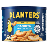 8-Oz PLANTERS Salted Cashew Halves & Pieces (Savory Flavor) $3.50 w/ S&S + Free S&H w/ Prime or $25+