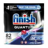 82-Count Finish Powerball Quantum Dishwasher Detergent Tablets $12.45 w/ S&S + Free Shipping w/ Prime or on $35+