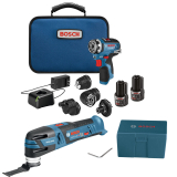 BOSCH GXL12V-270B22 12V Max 2-Tool Combo Kit with Chameleon Drill/Driver Featuring 5-In-1 Flexiclick® System and Starlock® Oscillating Multi-Tool $134
