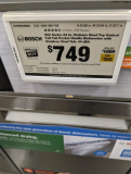 Bosch 500 Series 24 in. Stainess Steel Top Control Dishwasher