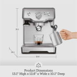 Breville Duo Temp Pro Espresso Machine BES810BSS, Brushed Stainless Steel $399