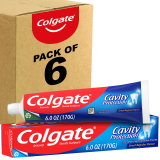 Colgate Cavity Protection Toothpaste with Fluoride, Great Regular Flavor, 6 Ounce (Pack of 6) x 5