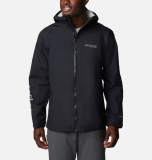 Columbia Men's PFG Omni-Tech 3D Rain Jacket (Black, M/L) $80 + Free Shipping