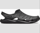 Crocs Men's Swiftwater Wave Sandal (Black/Black) $20 + Free Shipping on $54.99+