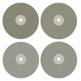 DZQ Diamond Flat Lap Wheel Disc Arbor Hole 8" x 1/2" Abrasive Lap 1500 2000 2500 3000 Grit for Cutting or Sanding Stone and Glass $14.25