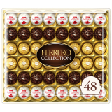 Ferrero Collection, 48 Count, Premium Gourmet Assorted Hazelnut Milk Chocolate, Dark Chocolate and Coconut, Mother's Day Gift, 18.2 oz $13.84