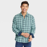 Goodfellow & Co Men's Reversible Long Sleeve Button-Down Shirt $7.33