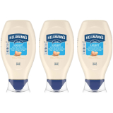 Hellmann’s Light Mayonnaise, 20 oz, Pack of 3