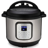 Instant Pot 8 Qt. Silver Duo Crisp Air Fryer with EPC Combo 140-0021-01 – $50