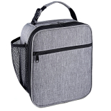 Lunch Box for Men / Women / Grey / BPA Free / Insulated / 12 Can capacity $4.99 w/ free shipping for Prime Members