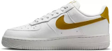 Nike Men's or Women's Air Force 1 '07 SE Sneaker (White/Gold) $63 + Free Shipping