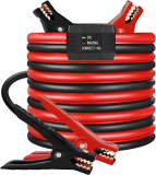 Noone 16 ft. Jumper Cables (6 AWG) with Smart-6 Protector, Carry Bag Included, $10.97