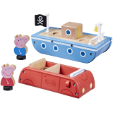 Peppa Pig Wooden Car and Boat Set w/ Peppa and George Figures $9.80 + Free Shipping w/ Prime or on $35+