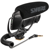 Shure VP83 LensHopper Camera-Mounted Condenser Shotgun Microphone (Prime Members)