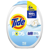 Tide PODS Free and Gentle Laundry Detergent Soap Pacs, 112 Count