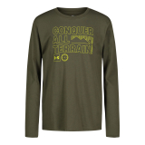 Under Armour Boys’ Outdoor Long Sleeve Tee (Various Sizes, Od Green Terrain) $12 + Free Shipping w/ Prime or on $35+