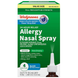 Walgreens Brand 24 Hour Allergy Nasal Spray, Fluticasone Propionate0.62fl oz 4 bottles in a pack $22.39 Free Store PU Walgreens