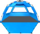WhiteFang Deluxe XL Pop Up Beach Tent Sun Shade Shelter $47.49