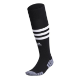 adidas 3-Stripe Hoop Soccer Socks (1-Pair) with Arch Compression for a Secure Fit