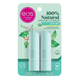 eos 100% Natural & Organic Lip Balm Sticks, Sweet Mint, 0.14 oz, 2-Pack
