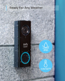 eufy Smart Wi-Fi 2k Video Doorbell (Battery Operated/Wired) w/ Chime $52.19